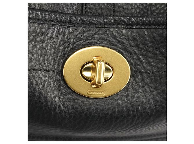 Coach Borsa a spalla Ergo in pelle nera F11613 - vista 6