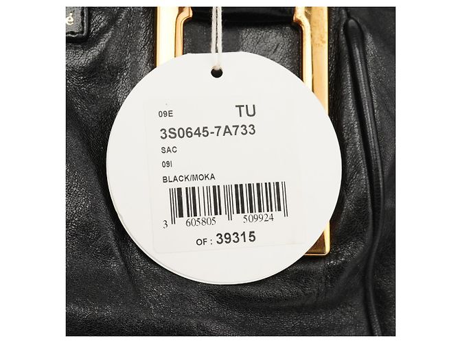 Chloé Borsa 2-Way in pelle nera con manico in metallo - vista 10