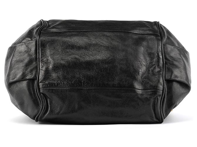 Chloé Borsa 2-Way in pelle nera con manico in metallo - vista 5