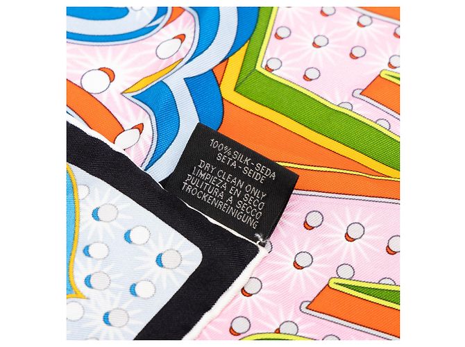 Pañuelo de seda Multi Hermès Electrique 45 Scarves - vista 3