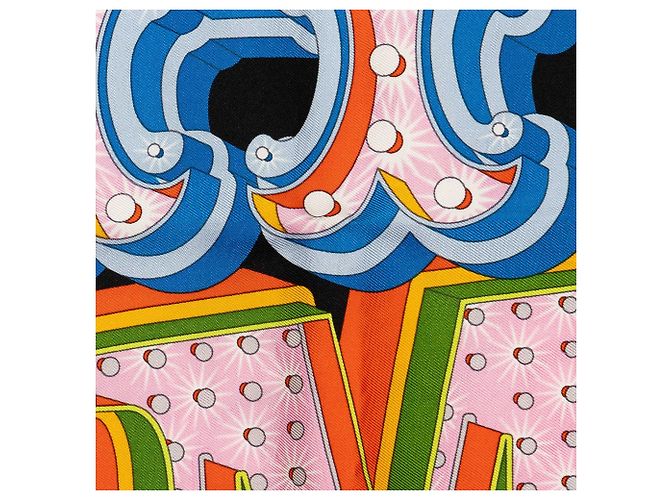 Pañuelo de seda Multi Hermès Electrique 45 Scarves - vista 4