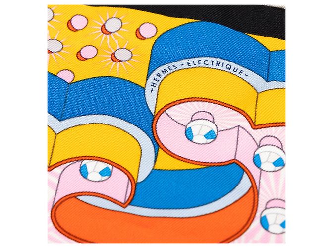 Pañuelo de seda Multi Hermès Electrique 45 Scarves - vista 6