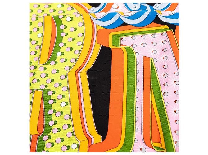 Pañuelo de seda Multi Hermès Electrique 45 Scarves - vista 7