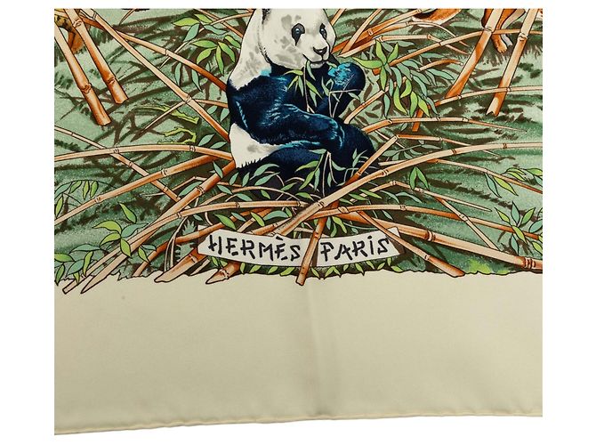 Hermès Sichuan Seidentuch Grün 90 - Ansicht 3