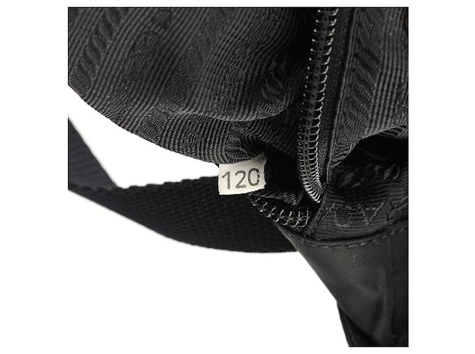 Prada Borsa Tote City in Nylon Tessuto Nero - vista 11