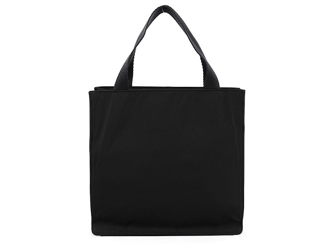 Prada Borsa Tote City in Nylon Tessuto Nero - vista 3