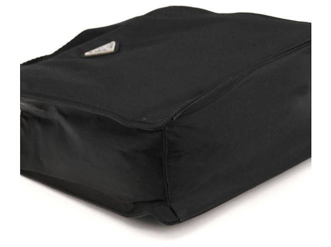 Prada Borsa Tote City in Nylon Tessuto Nero - vista 6