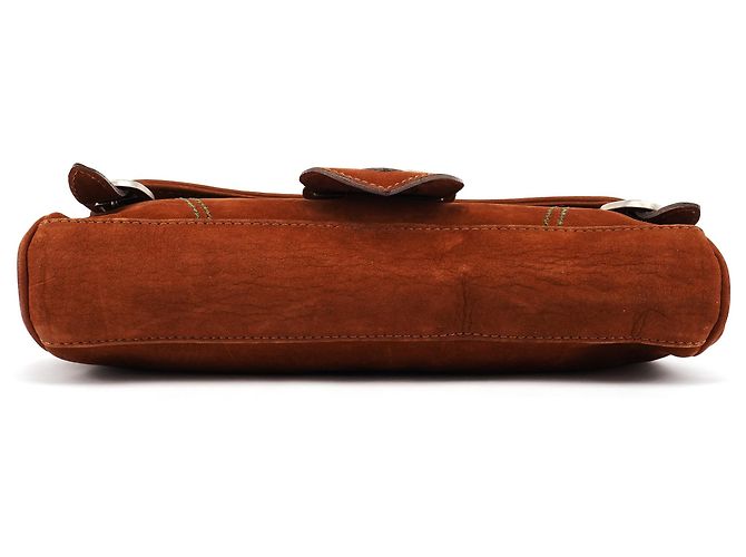 Dolce & Gabbana Borsa in camoscio marrone con fibbia - vista 5