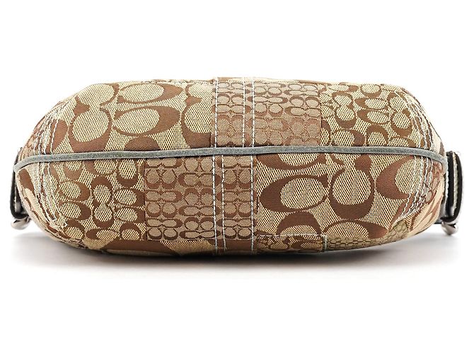 Coach Bolsa de ombro patchwork em python Beige Blue 3680 - vista 5