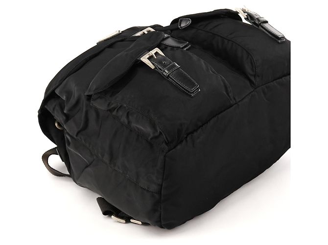 Prada B2811F Black Tessuto Vela Nylon Rucksack - Ansicht 9