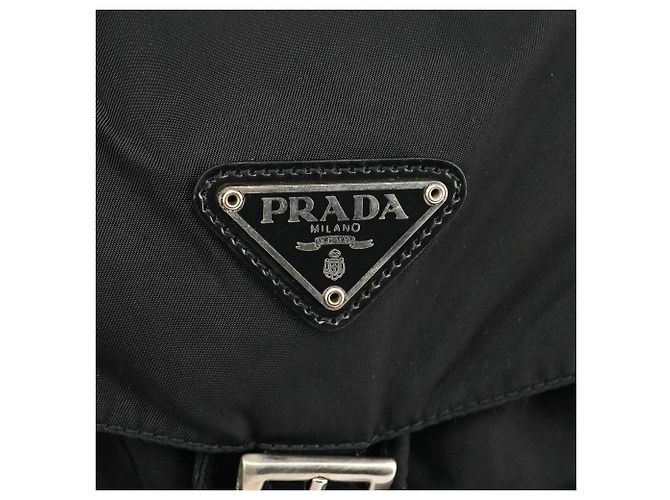 Prada B2811F Black Tessuto Vela Nylon Rucksack - Ansicht 6