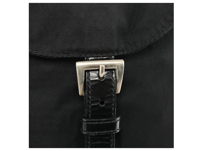 Prada B2811F Black Tessuto Vela Nylon Rucksack - Ansicht 8