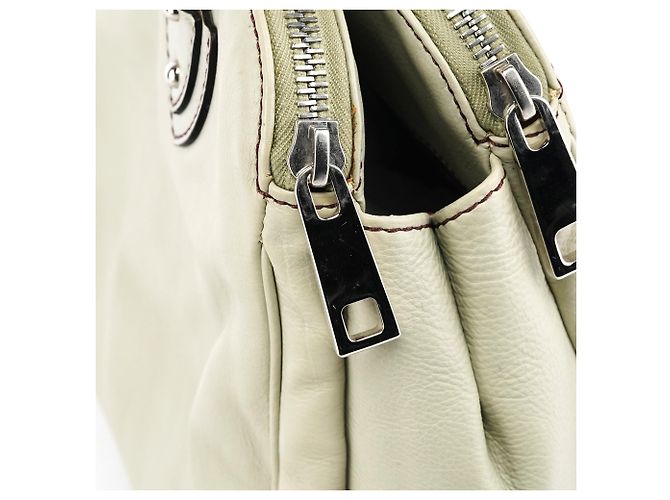 Marc Jacobs Borsa Tote Blake in pelle verde pallido - vista 12