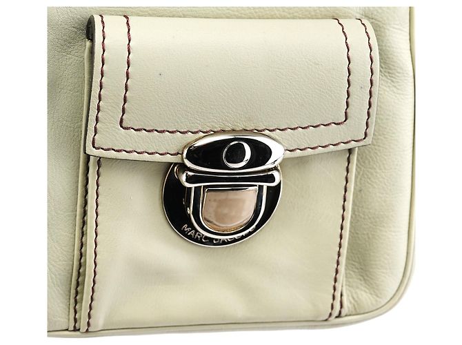 Marc Jacobs Borsa Tote Blake in pelle verde pallido - vista 6