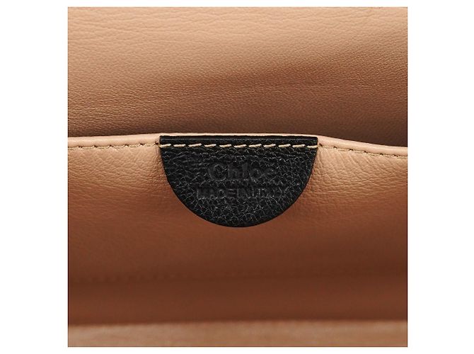 Chloé Borsa a tracolla Elsie in pelle nera - vista 11
