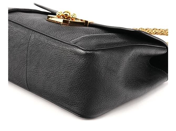 Chloé Borsa a tracolla Elsie in pelle nera - vista 8