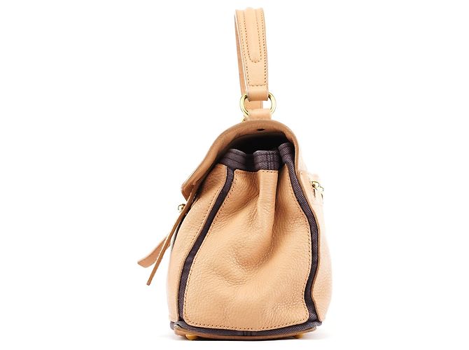 Yves Saint Laurent 283761 Borsa 2-Way Muse Two in pelle Beige Brown - vista 2