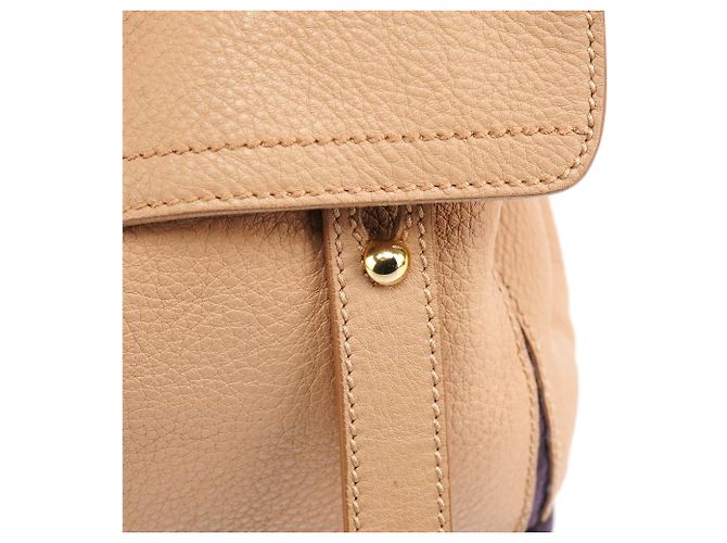 Yves Saint Laurent 283761 Borsa 2-Way Muse Two in pelle Beige Brown - vista 7