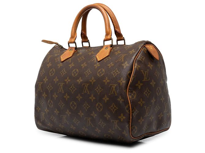 Borsa Boston Louis Vuitton Monogram Speedy 30 Marrone - vista 2