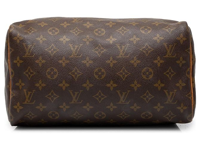 Borsa Boston Louis Vuitton Monogram Speedy 30 Marrone - vista 3
