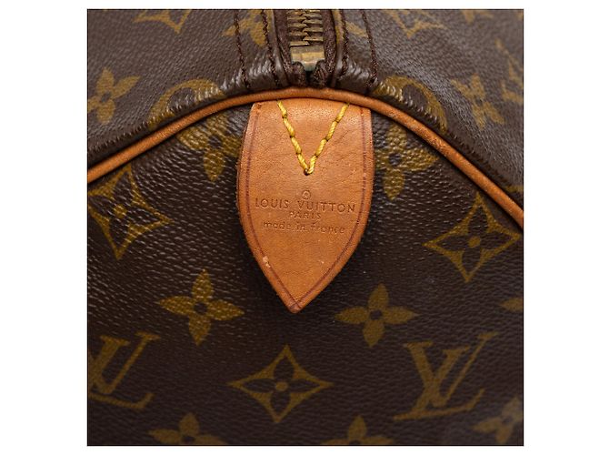 Borsa Boston Louis Vuitton Monogram Speedy 30 Marrone - vista 5