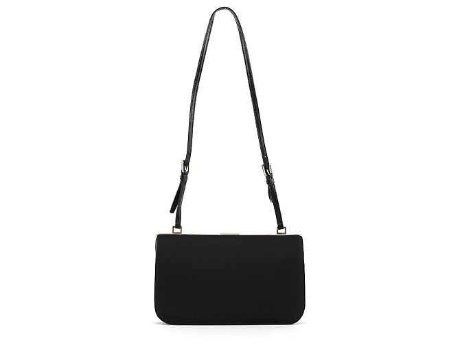 Prada B7052 Black Tessuto Nylon Frame Shoulder Bag - Ansicht 3