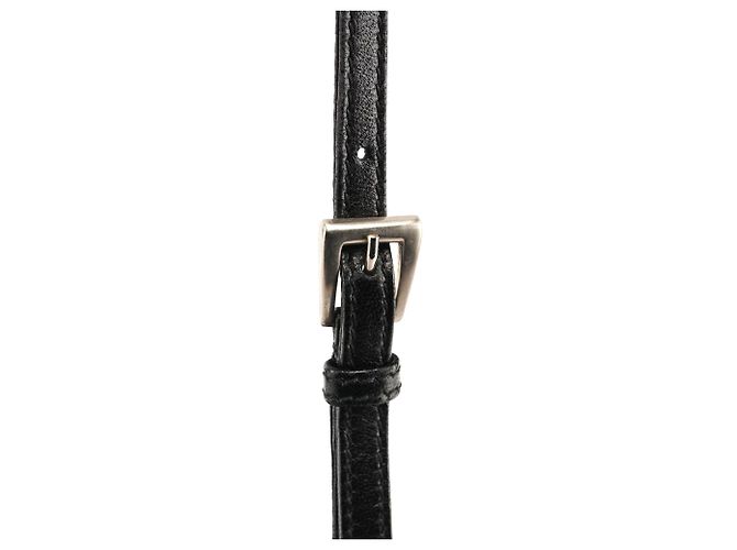 Prada B7052 Black Tessuto Nylon Frame Shoulder Bag - Ansicht 7
