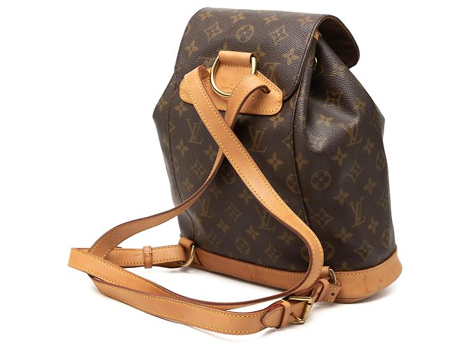 Zaino Louis Vuitton Monogram Montsouris PM Marrone - vista 2