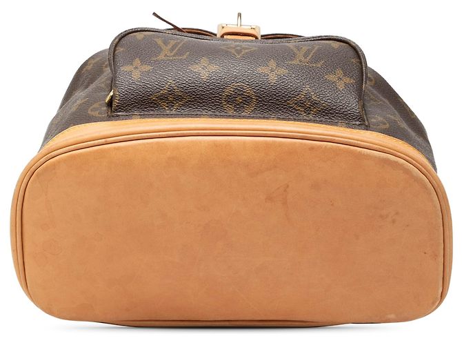 Zaino Louis Vuitton Monogram Montsouris PM Marrone - vista 3