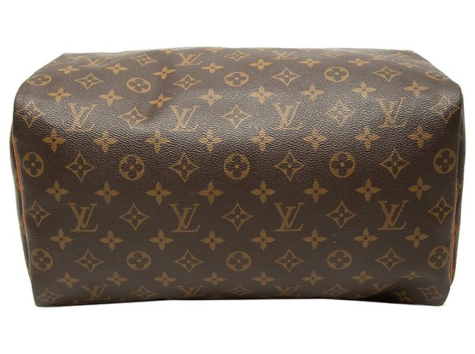 Borsa Boston Louis Vuitton Monogram Speedy 35 Marrone - vista 3