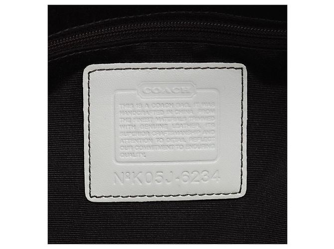 Coach Borsa Tote Gallery Signature 6234 Beige White - vista 11