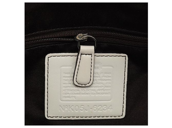 Coach Borsa Tote Gallery Signature 6234 Beige White - vista 12
