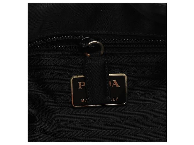Prada Borsa a tracolla B8923 Black Tessuto Plex Nylon - vista 10