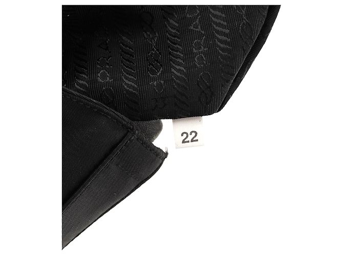 Prada Borsa a tracolla B8923 Black Tessuto Plex Nylon - vista 11