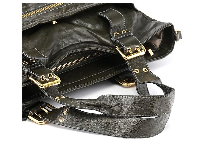 Marc Jacobs Borsa 2-Way multi-tasche in pelle verde scuro - vista 11