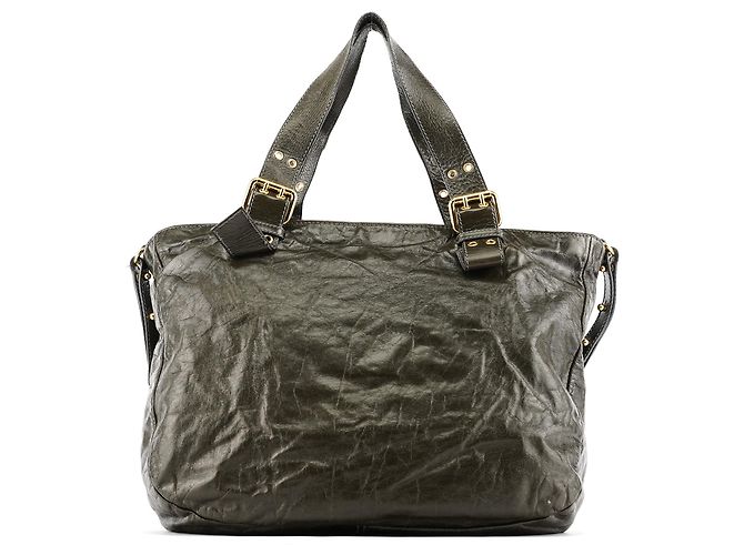 Marc Jacobs Borsa 2-Way multi-tasche in pelle verde scuro - vista 3