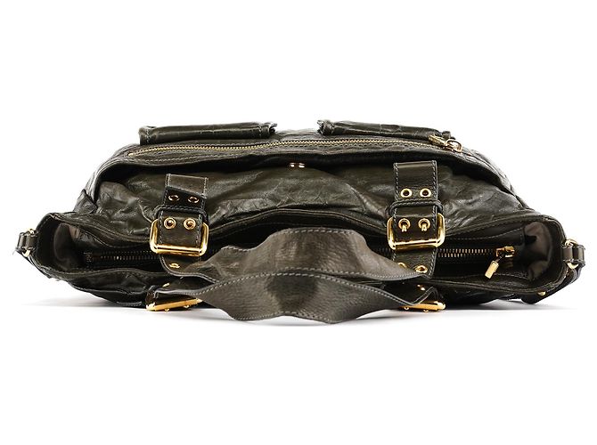 Marc Jacobs Borsa 2-Way multi-tasche in pelle verde scuro - vista 4