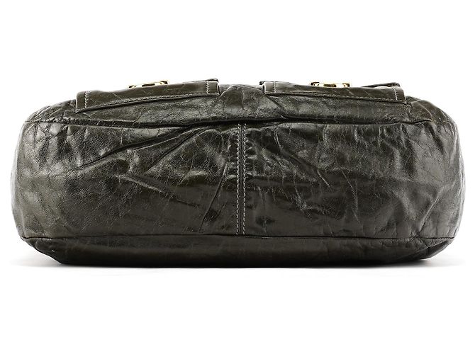 Marc Jacobs Borsa 2-Way multi-tasche in pelle verde scuro - vista 5