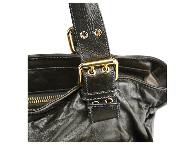 Marc Jacobs Borsa 2-Way multi-tasche in pelle verde scuro - vista 8