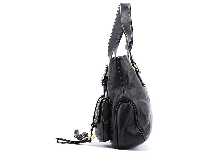 Dolce & Gabbana Borsa Tote in Pelle Nera con Tasche - vista 2
