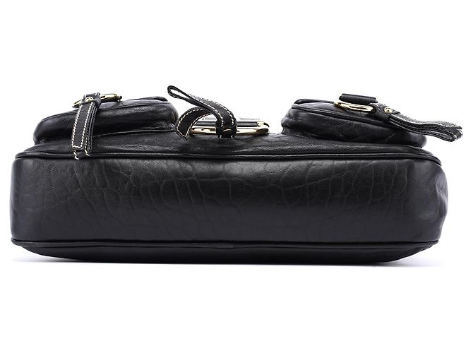 Dolce & Gabbana Borsa Tote in Pelle Nera con Tasche - vista 5