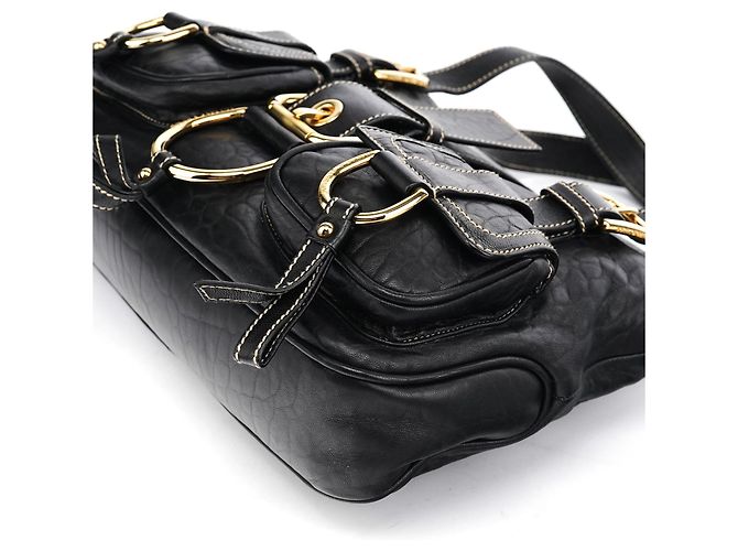 Dolce & Gabbana Borsa Tote in Pelle Nera con Tasche - vista 9