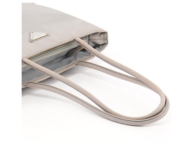 Prada Borsa Tote B7352 Grey Tessuto City Nylon - vista 9