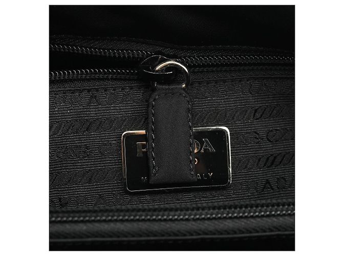 Prada Borsa Tote B3864 Black Tessuto City Nylon - vista 11
