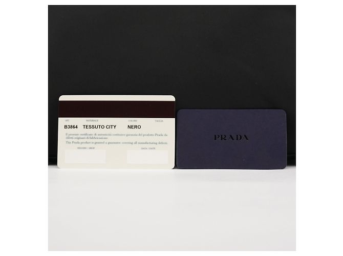 Prada Borsa Tote B3864 Black Tessuto City Nylon - vista 8