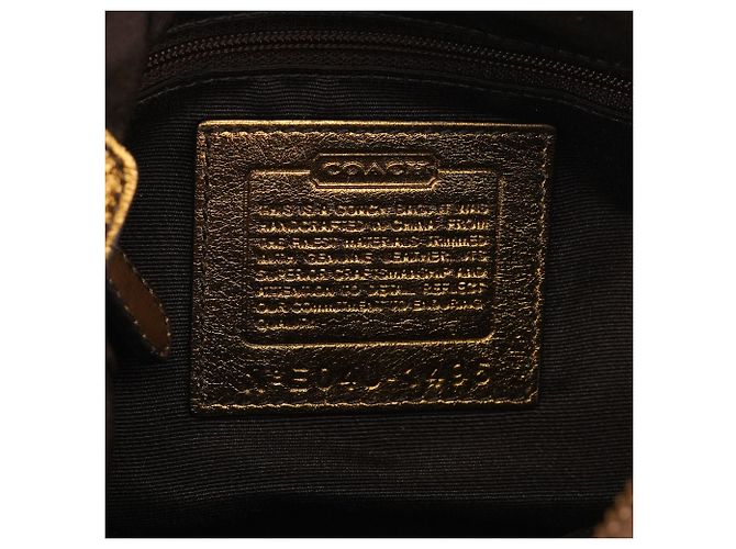 Coach Borsa a tracolla 1495 Beige Bronze Signature Soho - vista 13