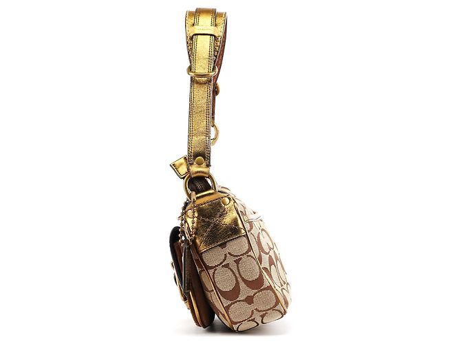 Coach Borsa a tracolla 1495 Beige Bronze Signature Soho - vista 2