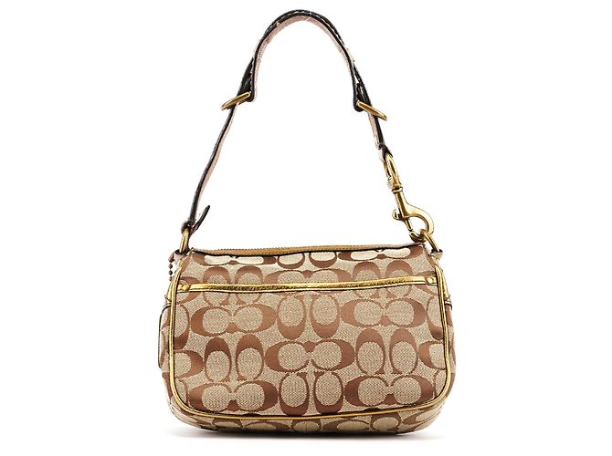 Coach Borsa a tracolla 1495 Beige Bronze Signature Soho - vista 3
