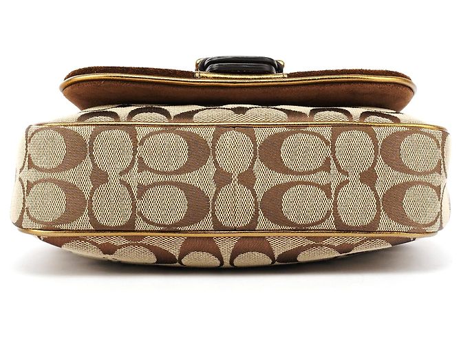 Coach Borsa a tracolla 1495 Beige Bronze Signature Soho - vista 5