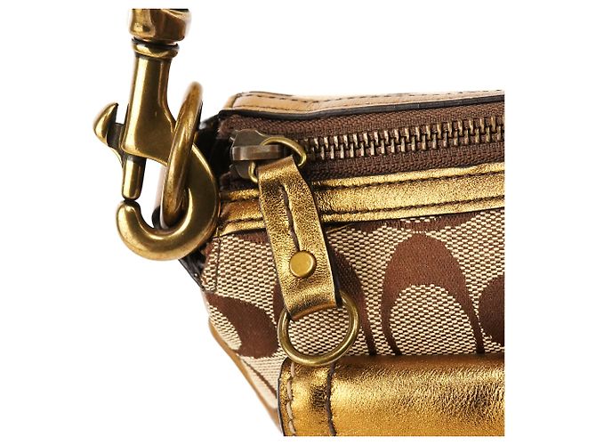 Coach Borsa a tracolla 1495 Beige Bronze Signature Soho - vista 7